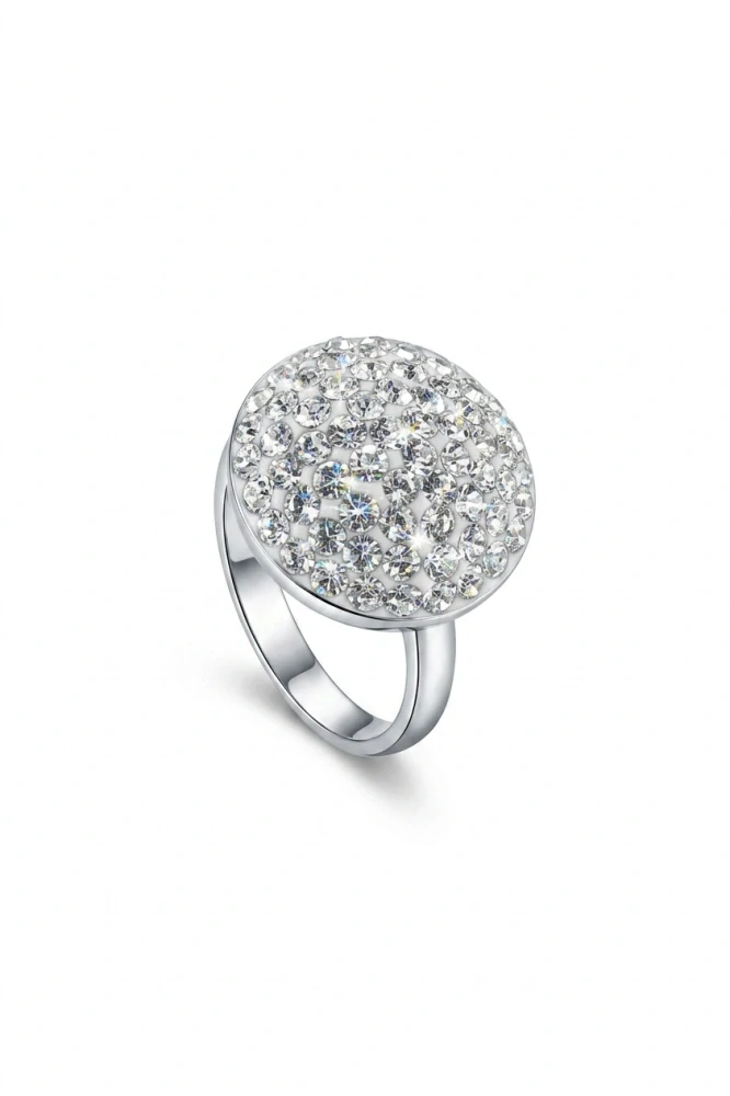 Šperky Nina - Stříbrný prsten Swarovski komponent kámen 925/1000 - pr kam H 053