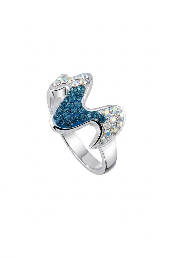 Šperky Nina - Stříbrný prsten Swarovski komponent 925/1000 - pr kam H 057