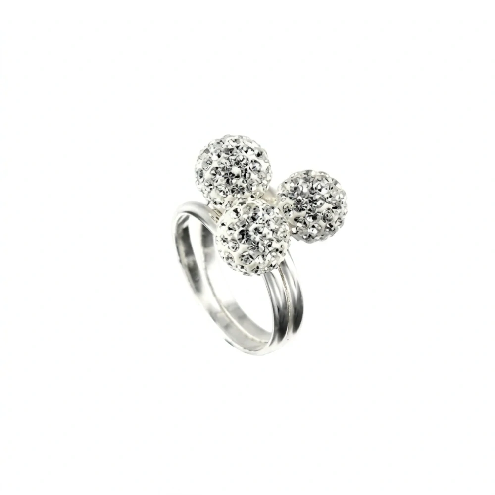 prsten Swarovski komponent 925/1000 - pr kam H 058