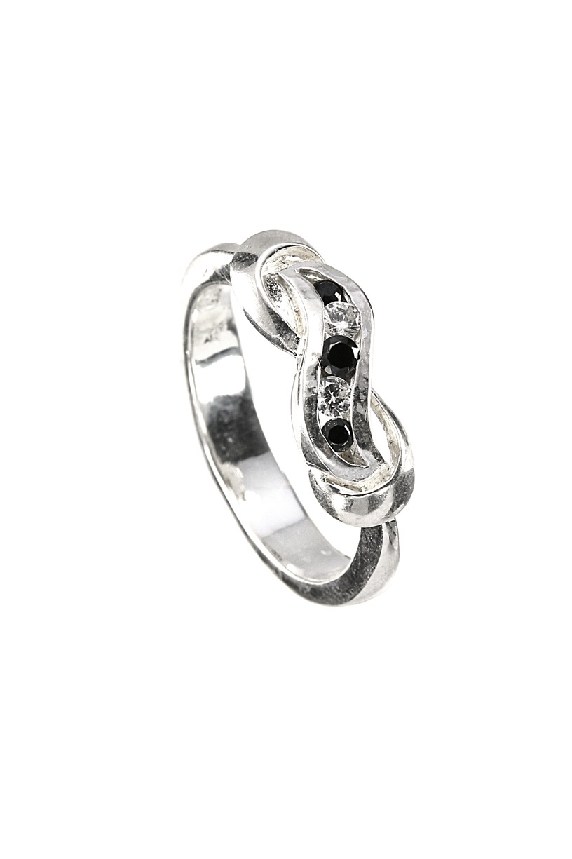 Šperky Nina - Stříbrný prsten kámen zirkon 925/1000 - pr kam H 072