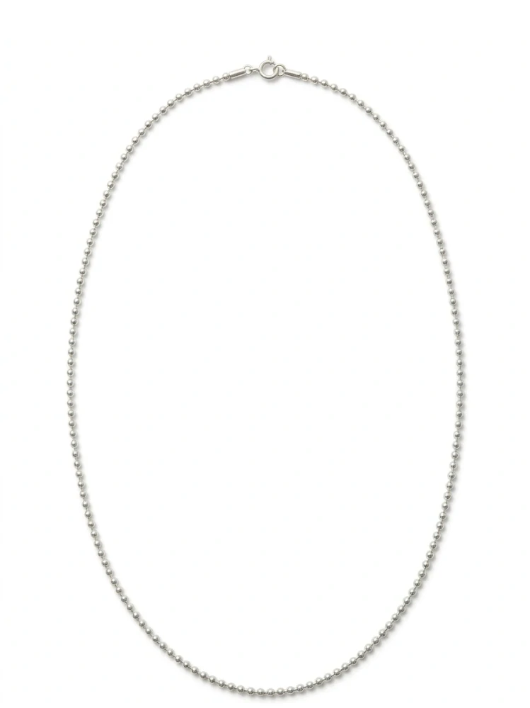 Šperky Nina - Stříbrný náhrdelník 925/1000 – Jemný kuličkový řetízek (44 cm) - nahr ag H 024