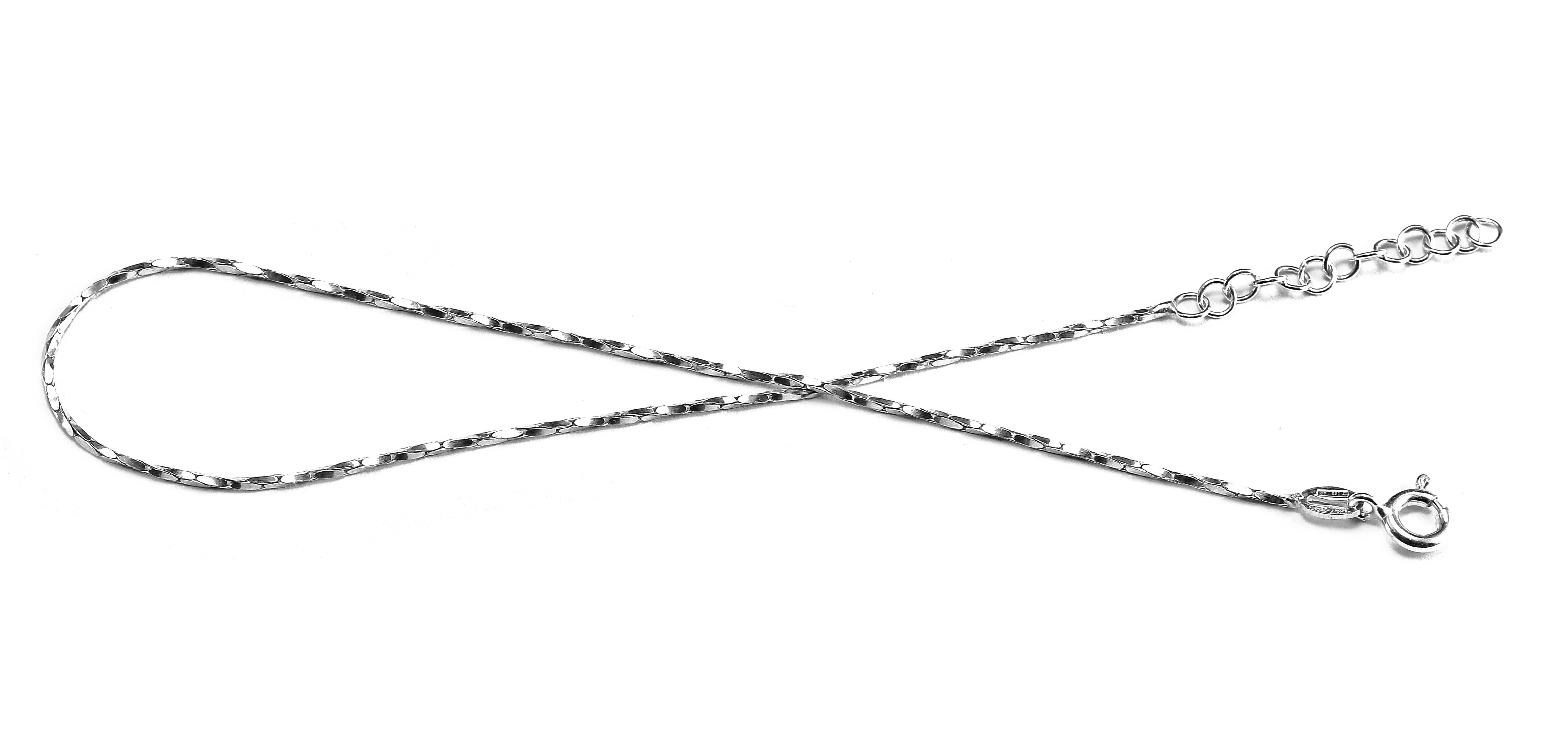 Šperky Nina - Jemný kroucený stříbrný nákotník Twisted Silver 925/1000 - nak ag H 219