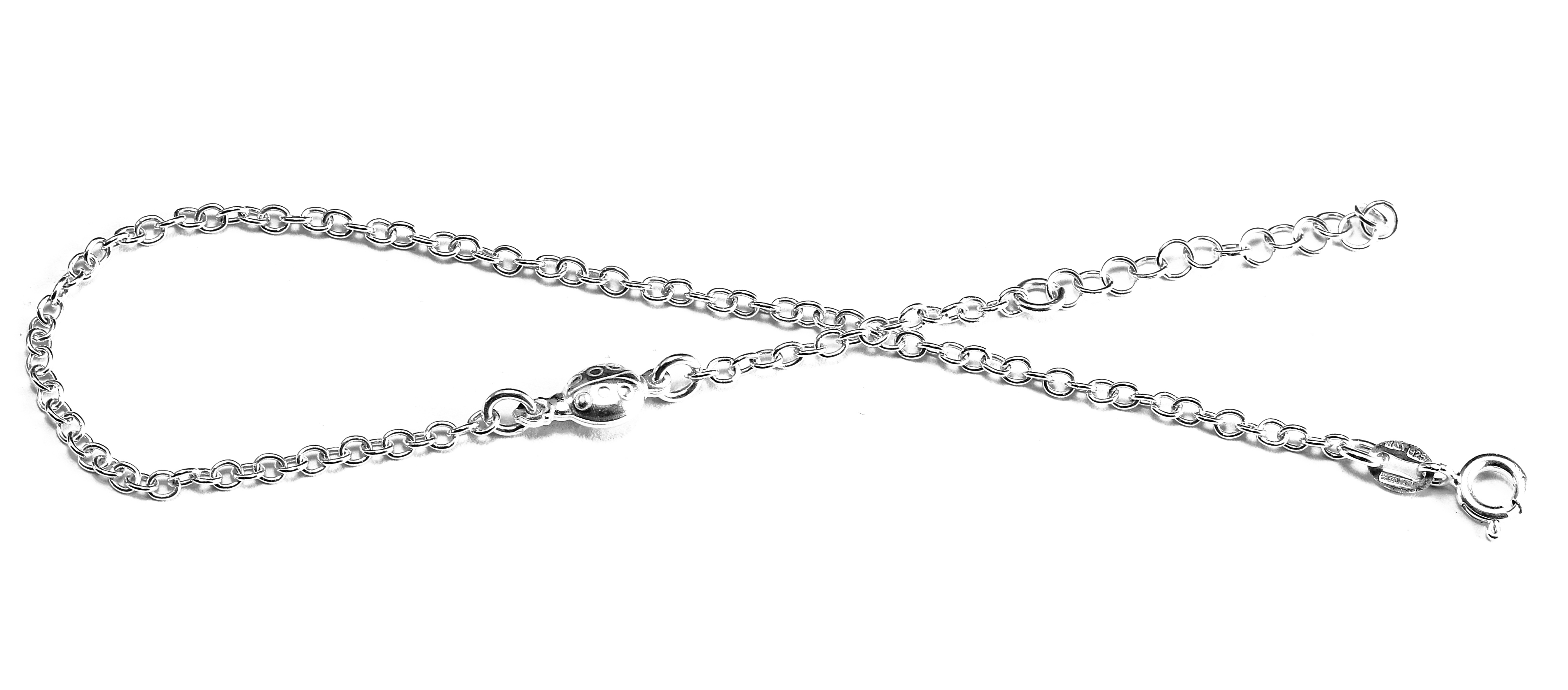 Šperky Nina - Stříbrný nákotník Beruška pro štěstí (2,6 g) 925/1000 - beruška - nak ag H 259