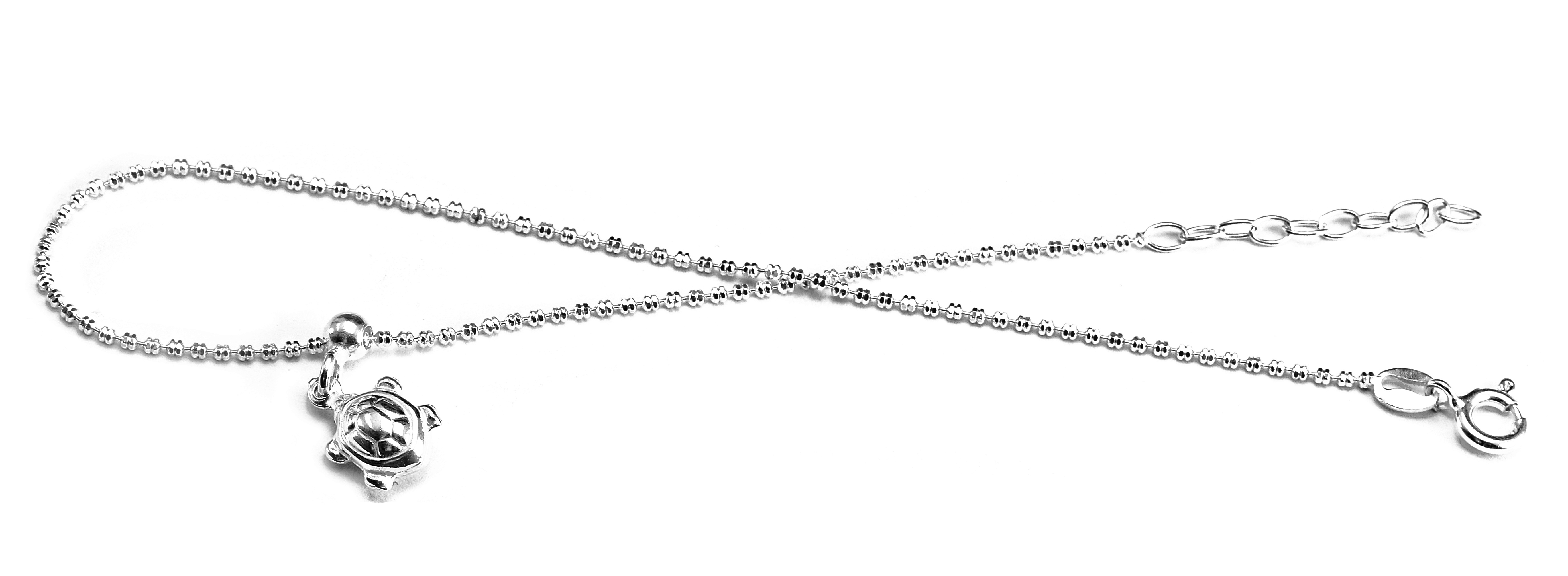 Šperky Nina - Stříbrný nákotník Želvička pro štěstí (2,4 g) 925/1000 - nak ag H 228