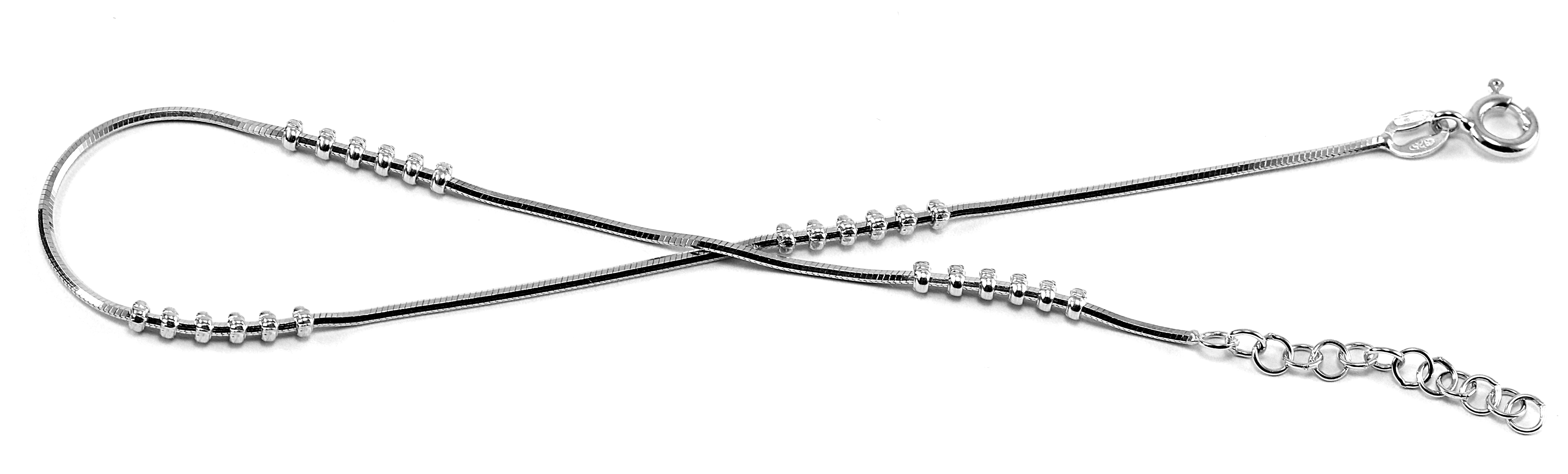 Šperky Nina - Stříbrný nákotník Tančící kuličky 925/1000 - nak ag H 221