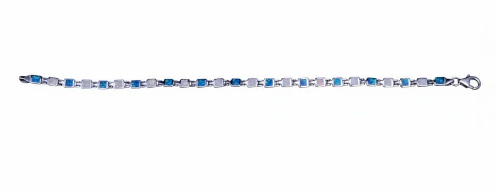 Šperky Nina - Stříbrný náramek opál 925/1000 - nar ag H 245