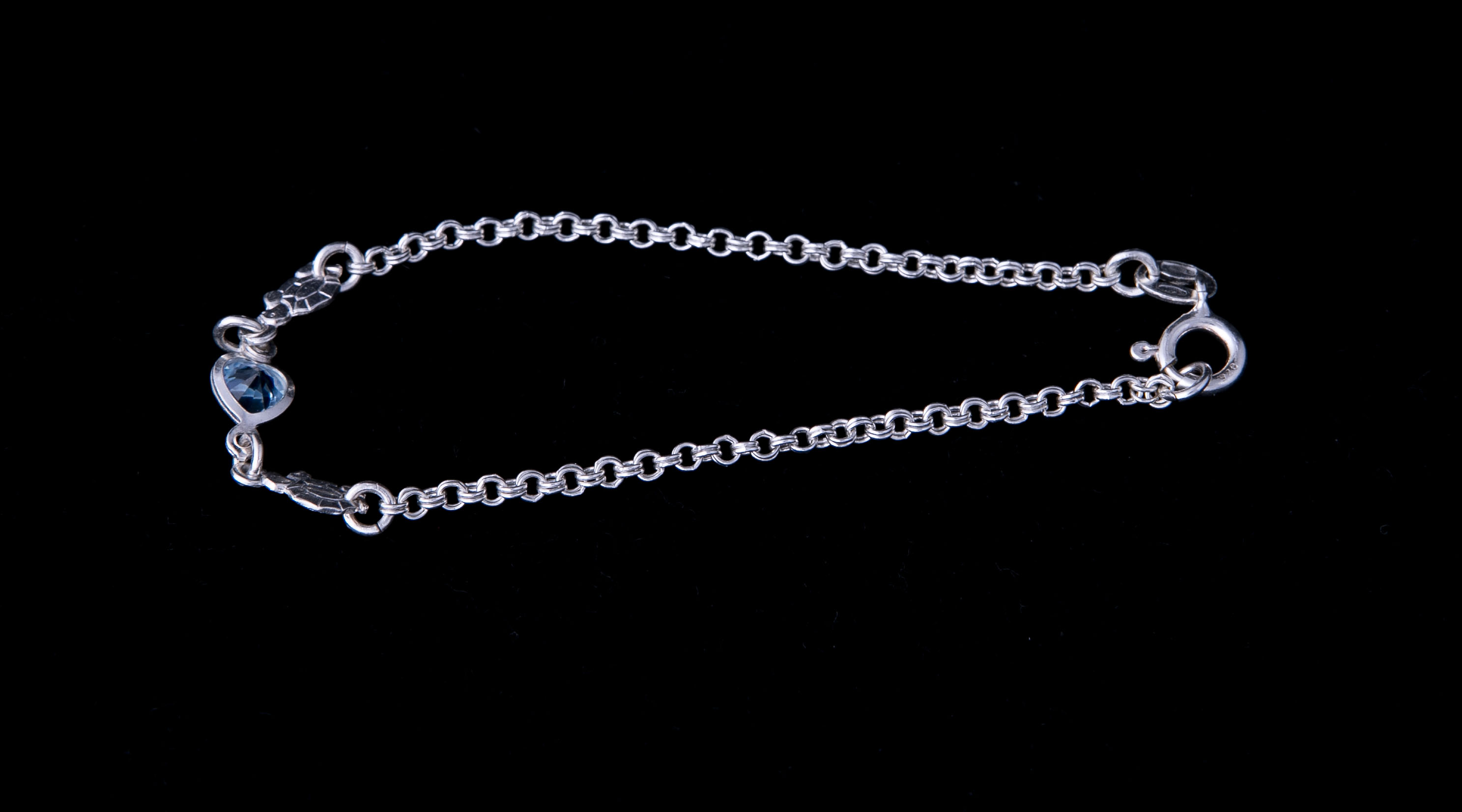 Šperky Nina - Stříbrný náramek srdíčko 925/1000 - nar ag H 260