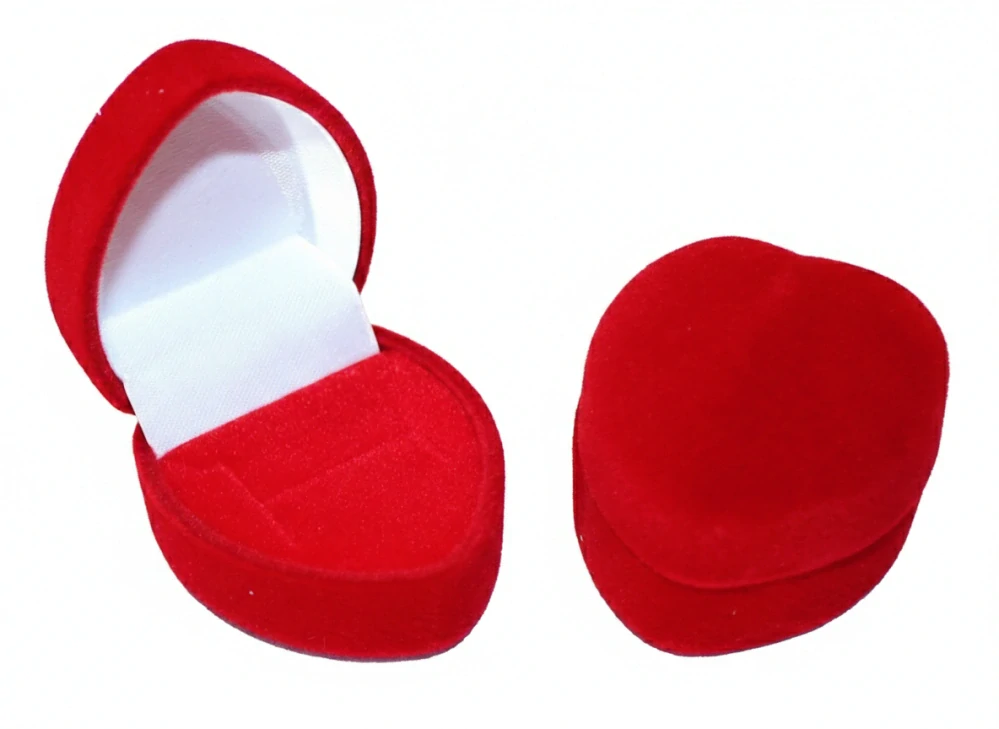 Šperky Nina - Sametová krabička na šperky - srdce - krab014