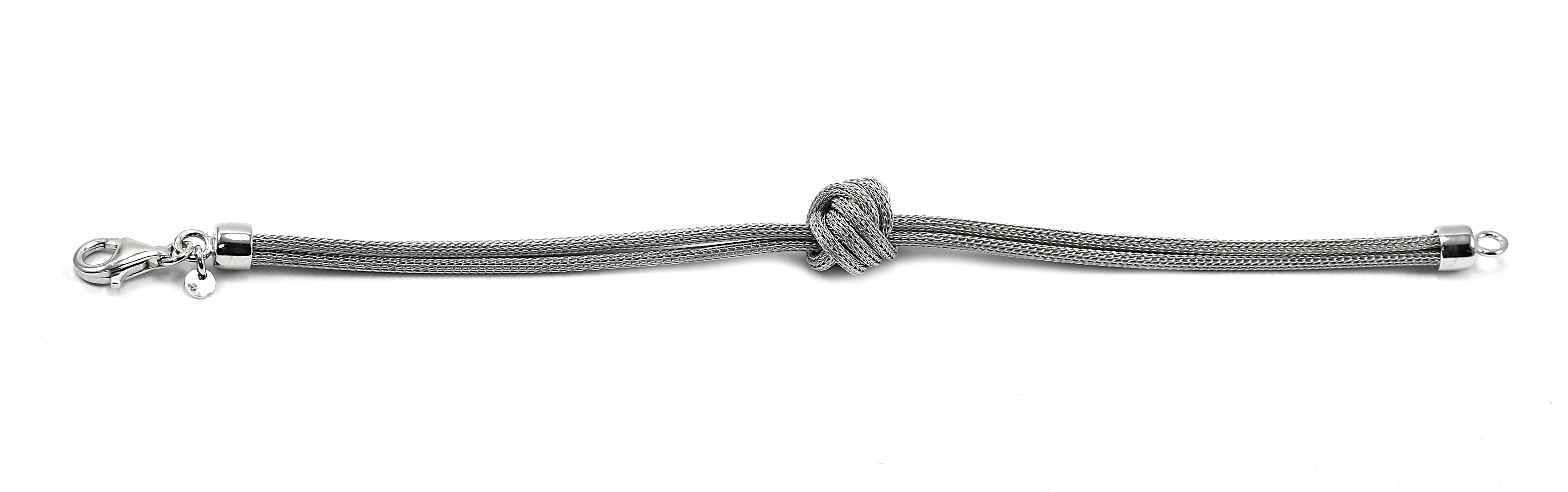 Šperky Nina - Stříbrný náramek uzel 925/1000 - nar ag H 300