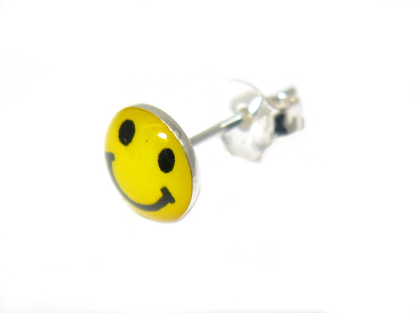 Stříbrné náušnice na puzetku 925/1000 ( smile)