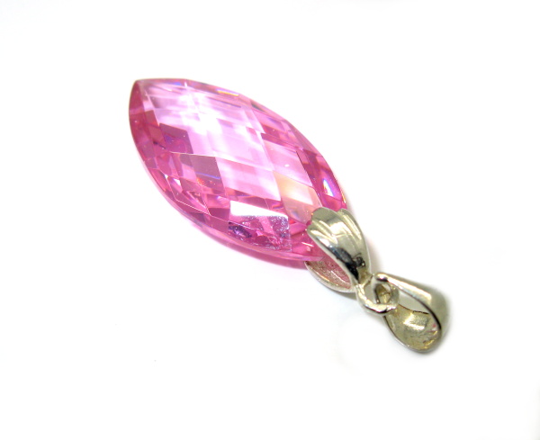 Přívěsek Swarovski elements růžový