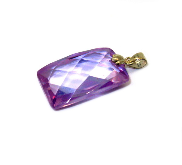 Přívěsek Swarovski elements fialkový