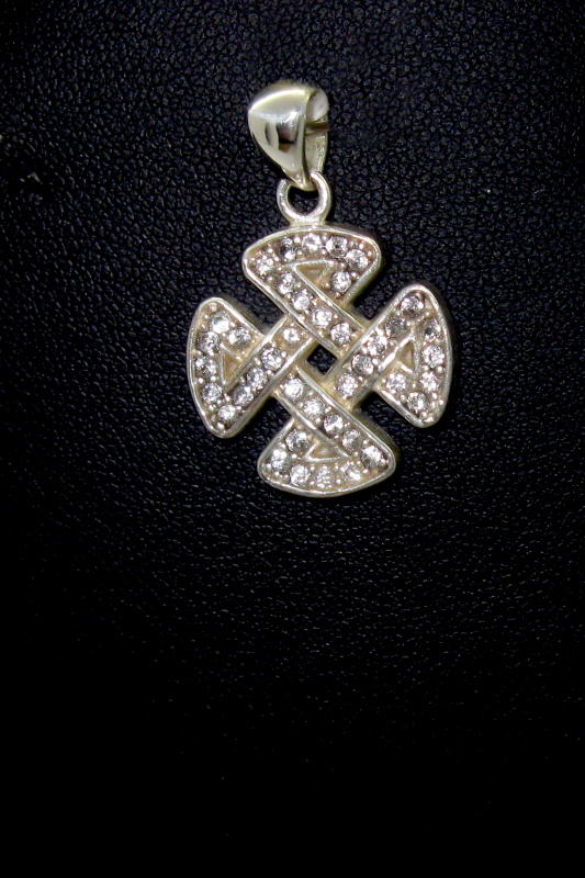 Stříbrný přívěsek Swarovski komponent