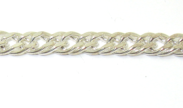 Stříbrný náramek rombo 21 cm 925/1000 ( 90)
