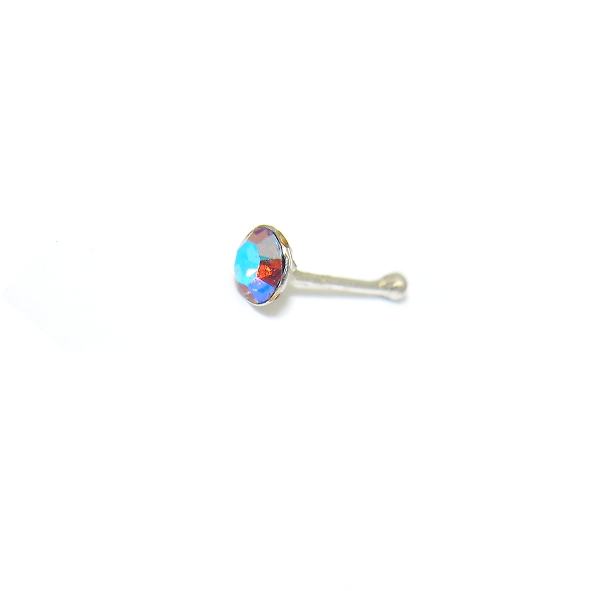 Piercing do nosu 925/1000 ( měnící kamínek )