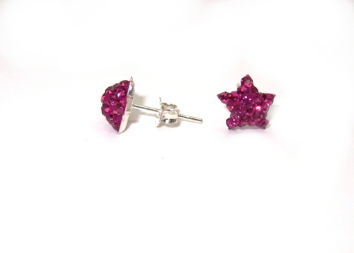 Naušnice komponent Swarovski 925/1000