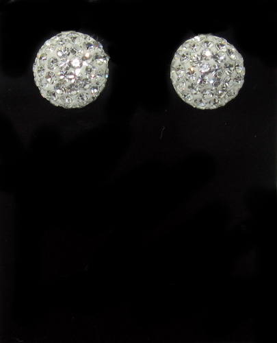 Stříbrné náušnice komponent Swarovski 925/1000 ( placka 010)