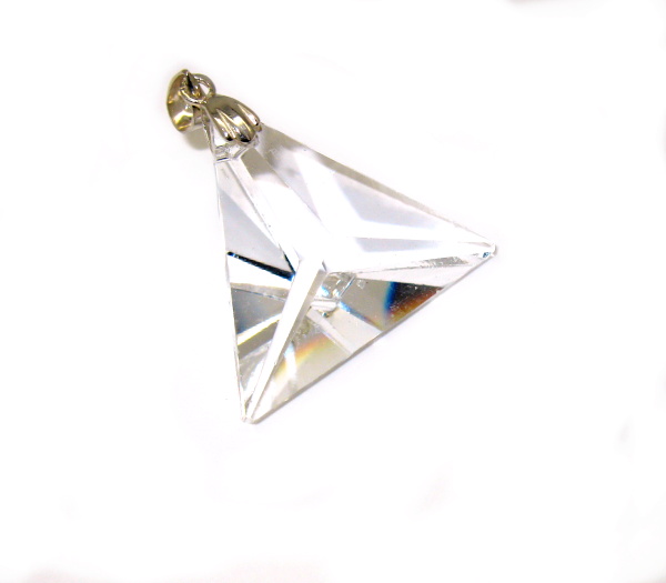 Přívěsek Swarovski elements čírý bílý