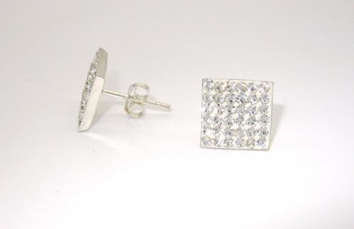 Naušnice komponent Swarovski 925/1000