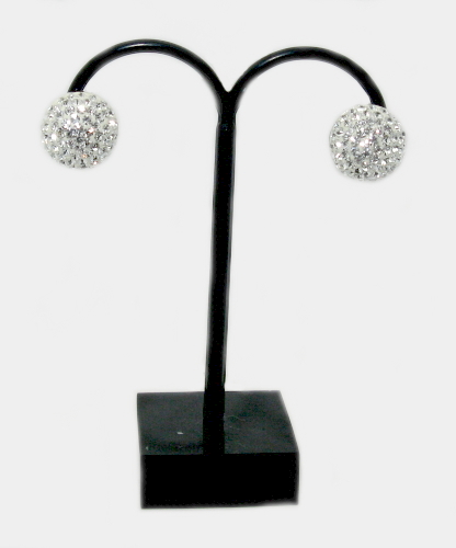 Stříbrné náušnice komponent Swarovski 925/1000 ( placka 010)