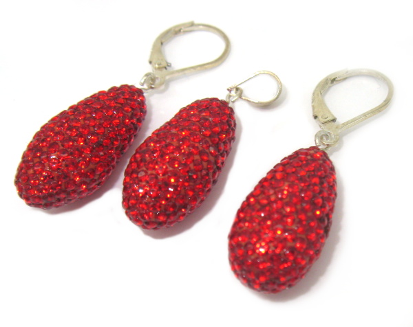 Soupava set stříbro s kameny Swarovski