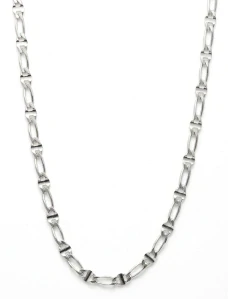 Šperky Nina - Stříbrný řetízek Figaro 1+1 (3 mm) – 925/1000 - ret ag H 015