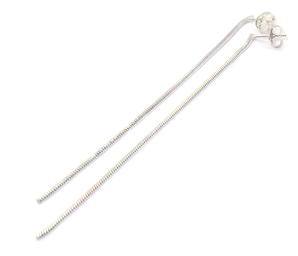 Šperky Nina - Stříbrné náušnice dlouhé 925/1000 - ns ag H 0125