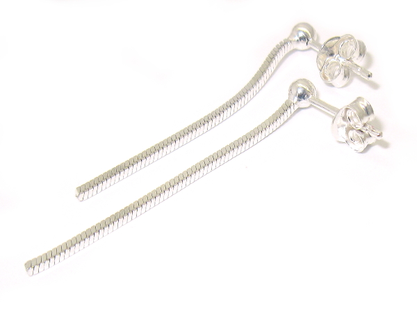 Šperky Nina - Stříbrné náušnice 925/1000 - ns ag H 0133