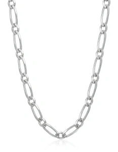 Šperky Nina - Luxusní masivní řetěz Figaro Grand 925/1000 – 21,9 g (5 mm) - ret ag H 047