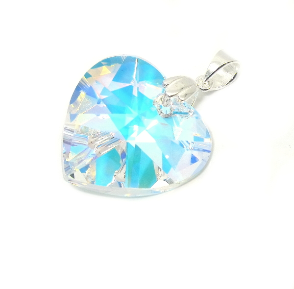 Šperky Nina - Přívěsek Swarovski krystal 925/1000 - pri ag kam H 038