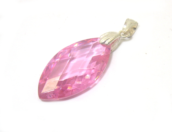 Šperky Nina - Stříbrný přívěsek Swarovski krystal 925/1000 - pri ag kam H 033