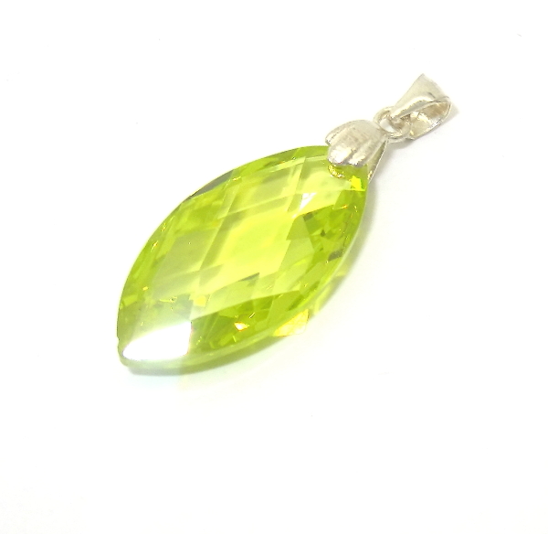 Šperky Nina - Přívěšek Swarovski krystal 925/1000 - pri ag kam H 035