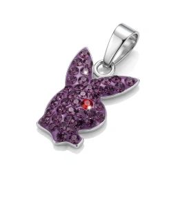 Šperky Nina - Stříbrný přívěsek s kamínky Swarovski komponent 925/1000 - pri ag kam H 049