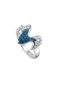 Šperky Nina - Stříbrný prsten Swarovski komponent 925/1000 - pr kam H 057