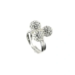 prsten Swarovski komponent 925/1000 - pr kam H 058