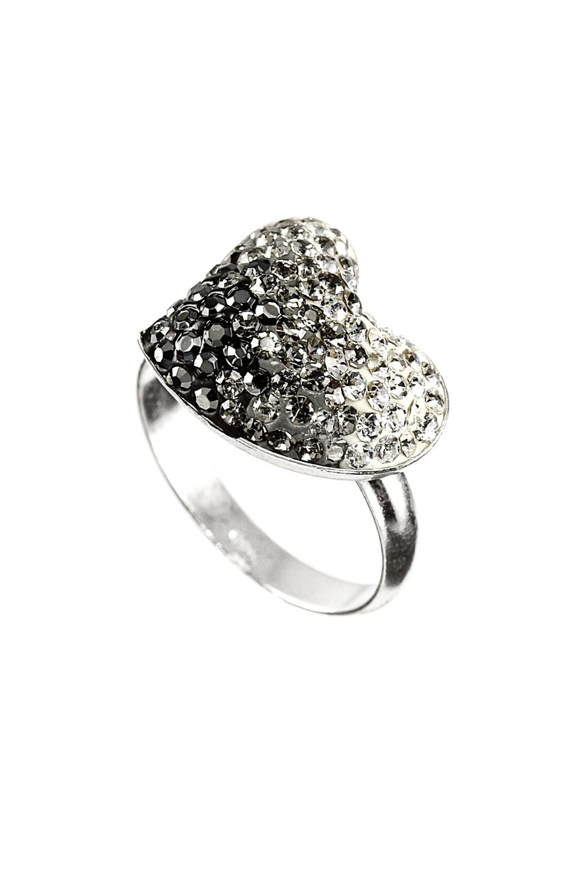 Šperky Nina - Stříbrný prsten Swarovski komponent kamínky 925/1000 - pr kam H 062
