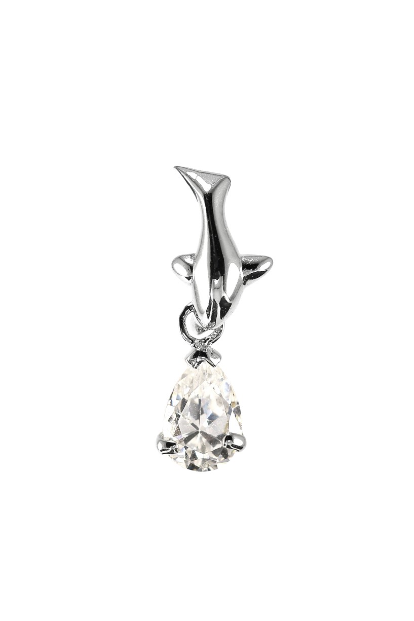Šperky Nina - Stříbrný přívěšek kamínek zirkon 925/1000 - pri ag kam H 148
