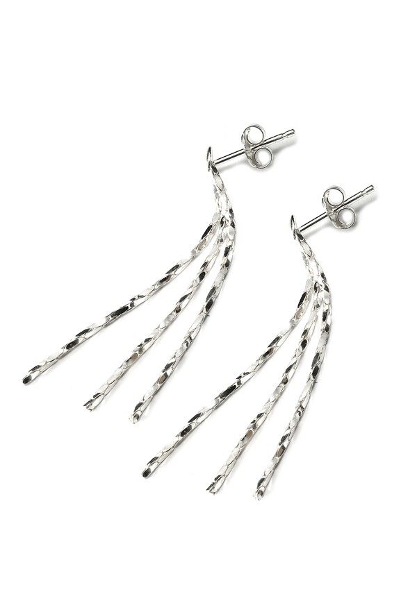 Šperky Nina - Stříbrné náušnice Jemné střapce 925/1000 - ns ag H 248