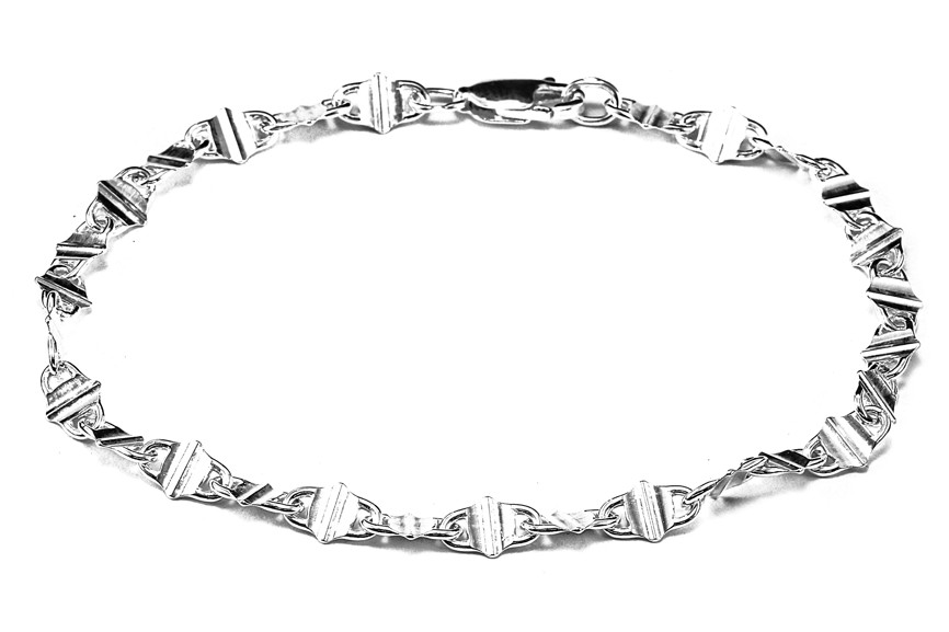 Šperky Nina - Stříbrný náramek 925/1000 - nar ag H 191