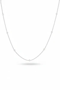 Šperky Nina - Stříbrný náhrdelník se zdobenými kroužky 925/1000 - ret ag H 131