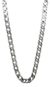 Šperky Nina - Masivní stříbrný řetěz Rombo 7 mm – 925/1000 (32 g) - ret ag 005