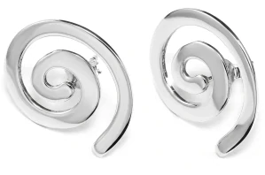 Šperky Nina - Stříbrné náušnice Spirala – řecký vzor – 925/1000 - ns ag h 260