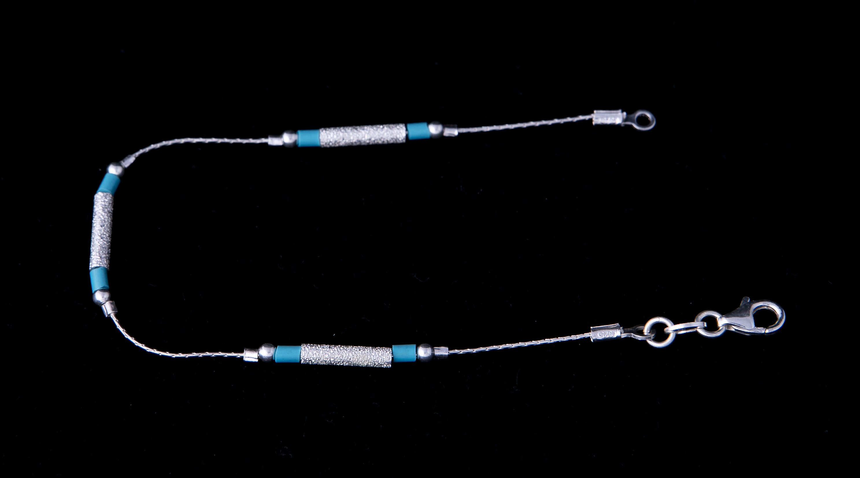 Šperky Nina - Stříbrný náramek 925/1000 - nar ag H 214