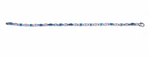 Šperky Nina - Stříbrný náramek opál 925/1000 - nar ag H 245