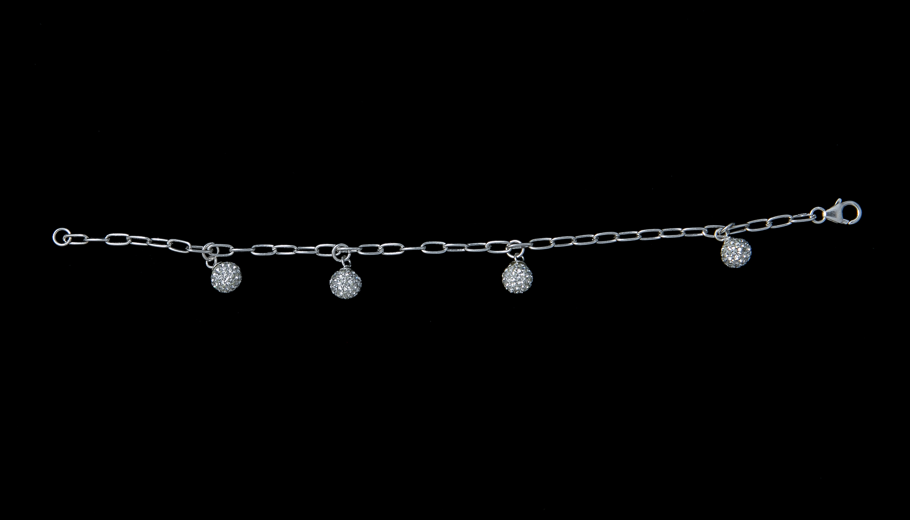 Šperky Nina - Stříbrný náramek Swarovski element 925/1000 - nar ag H 275