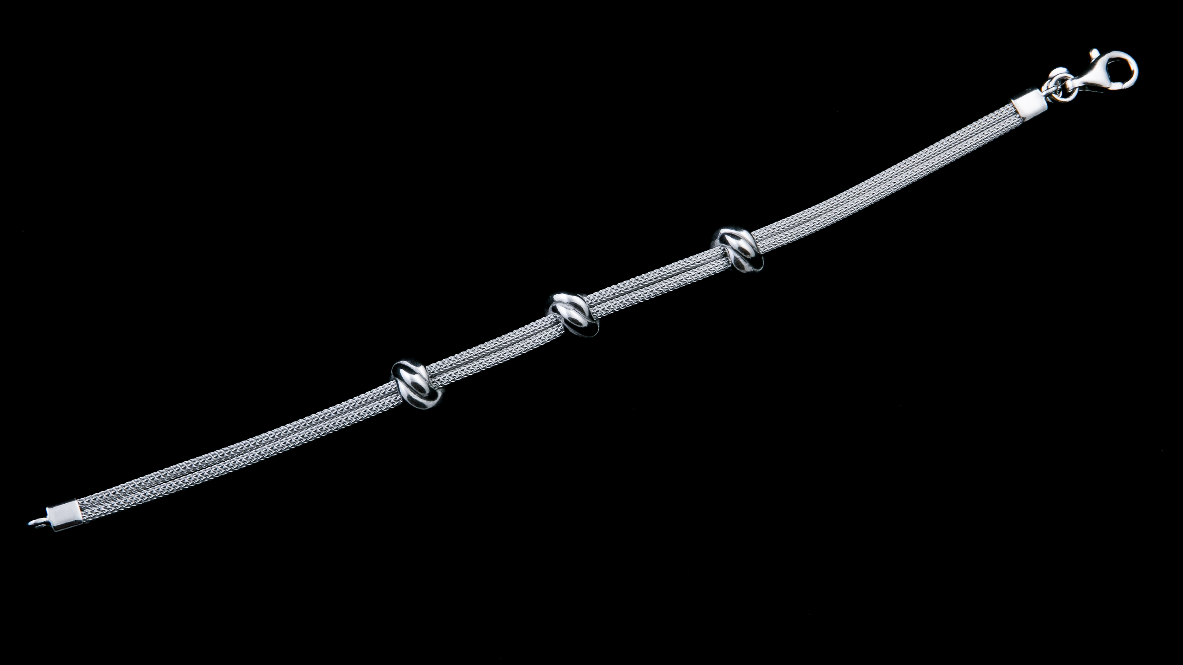Šperky Nina - Stříbrný náramek 925/1000 kuličky - nar ag H 285