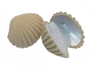 Šperky Nina - Sametová krabička na šperky - mušle - krab012