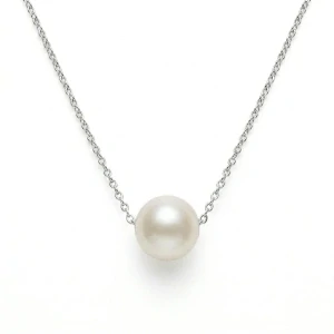 Šperky Nina - Stříbrný náhrdelník s perlou Pearl Drop 925/1000 - nahr 503