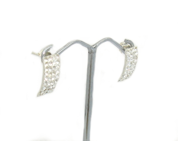 Stříbrné náušnice komponent Swarovski 925/1000 ( 110928)