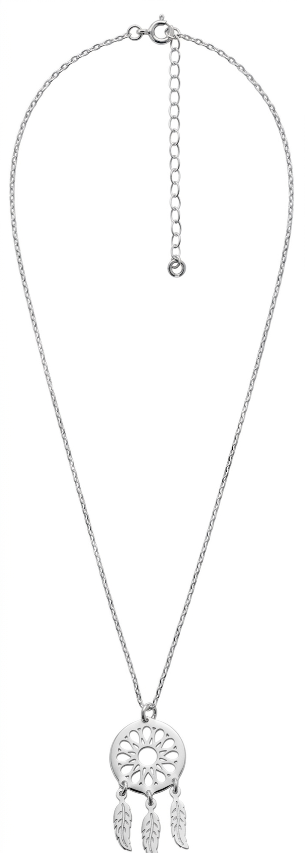 Šperky Nina - Stříbrný náhrdelník Lapač snů Agáta 925/1000 - nahr 507